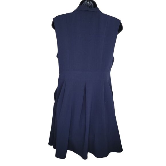 Lulus Prep Work Navy Blue Sleeveless Dress Size Large - Picture 6 of 8